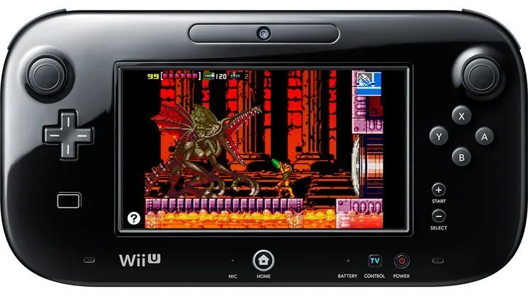 Ảnh chụp màn hình Metroid: Zero Mission từ cửa hàng Wii U.