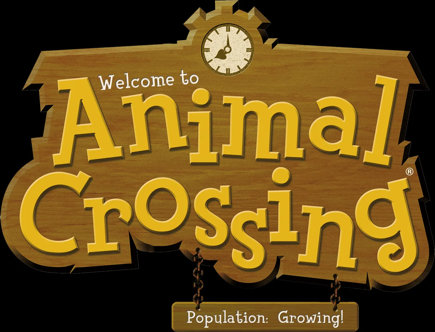 Biển hiệu thị trấn Animal Crossing.