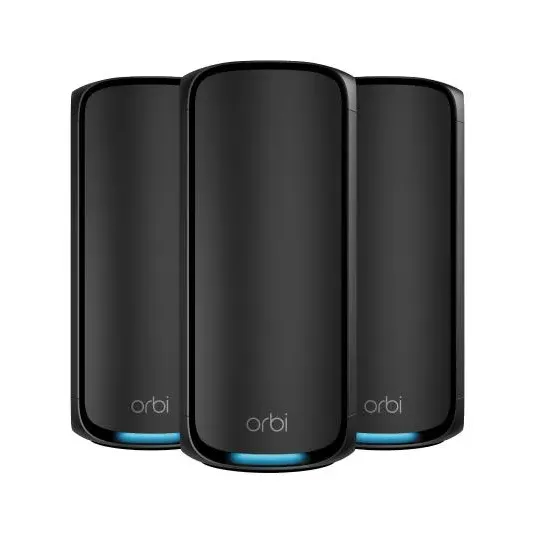 Bộ định tuyến và vệ tinh Netgear Orbi 370 Series, cung cấp giải pháp WiFi 7 hiệu quả.