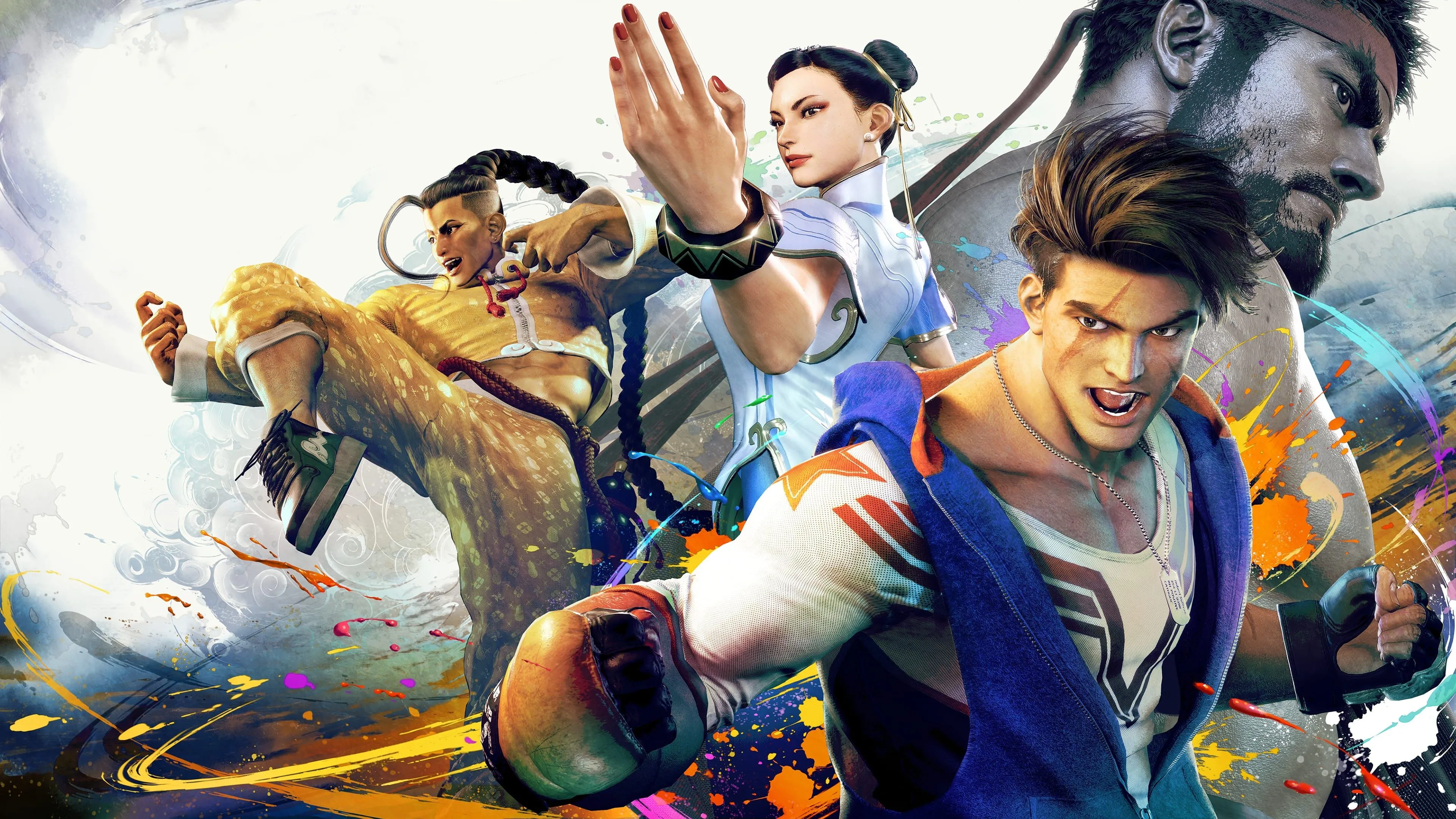 Các nhân vật tiêu biểu từ tựa game Street Fighter 6, thể hiện sự đa dạng về phong cách chiến đấu