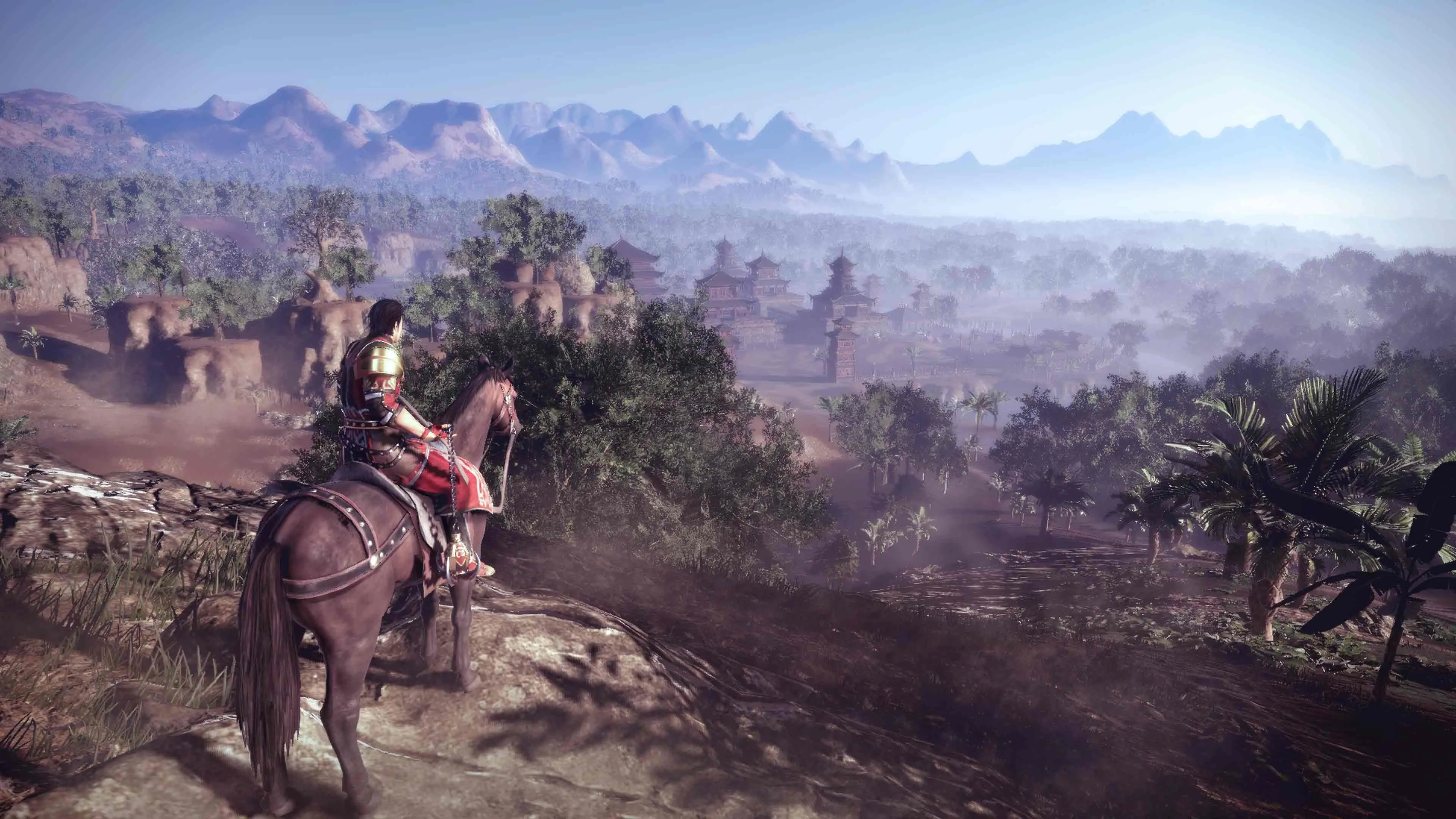 Chiến binh cưỡi ngựa chiến đấu trong tựa game Dynasty Warriors 9.