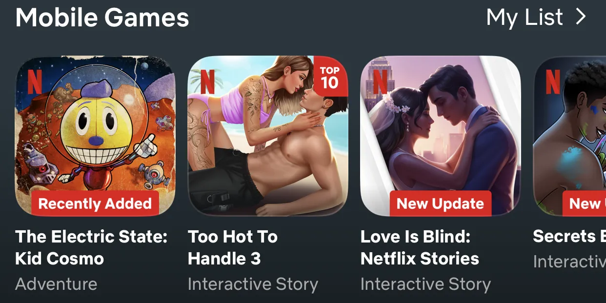 Danh sách game tie-in của Netflix Games trên iPhone