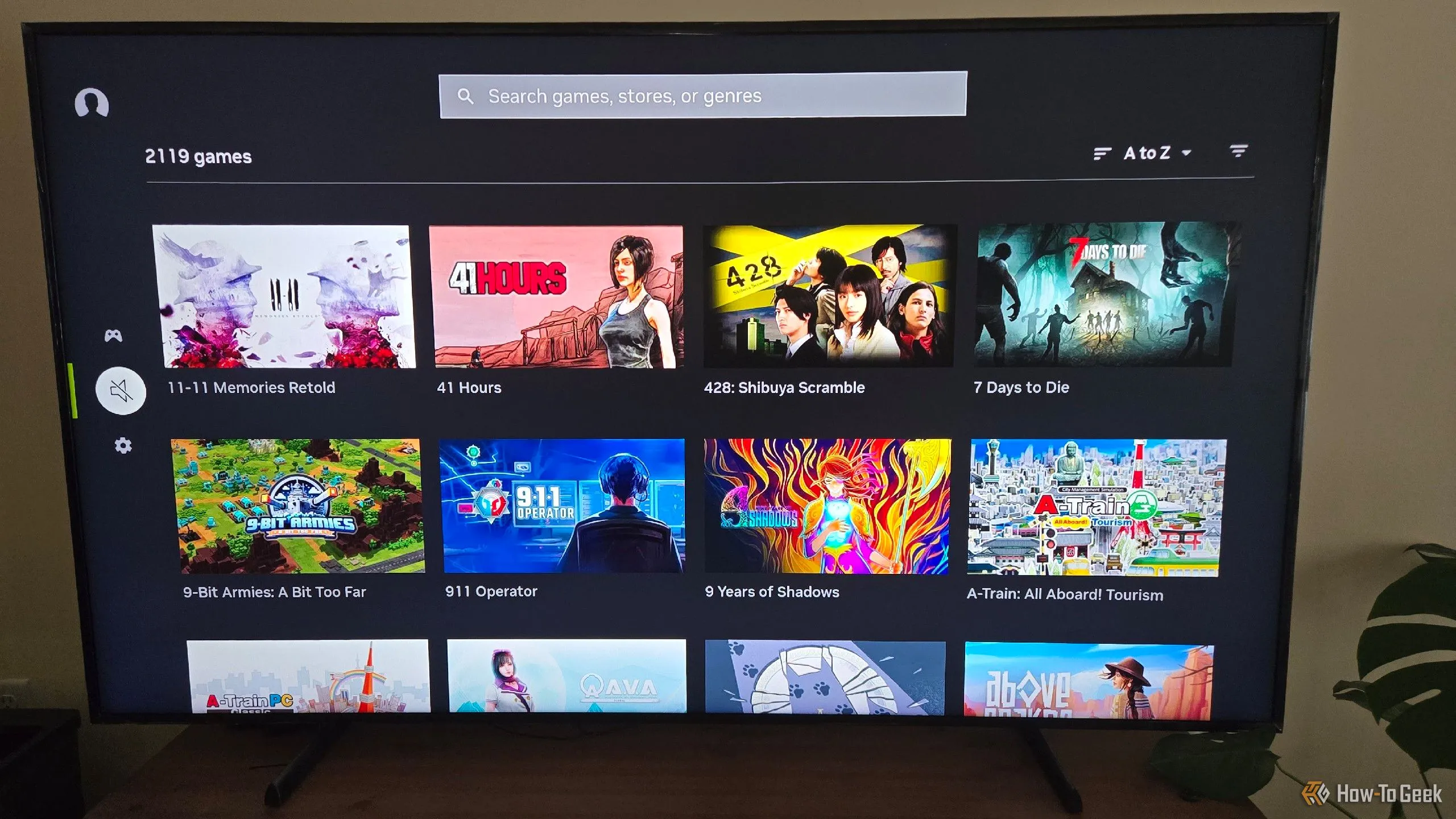 Giao diện trò chơi trên NVIDIA GeForce NOW
