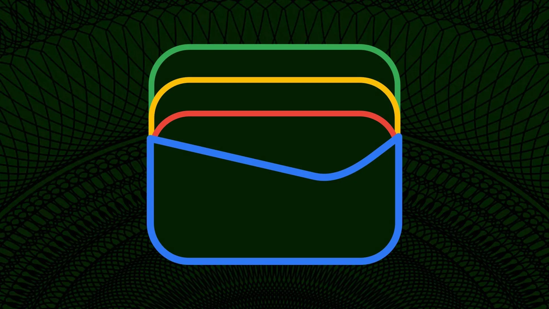 Giao diện ứng dụng Google Wallet trên điện thoại thông minh, hiển thị các thẻ thanh toán.