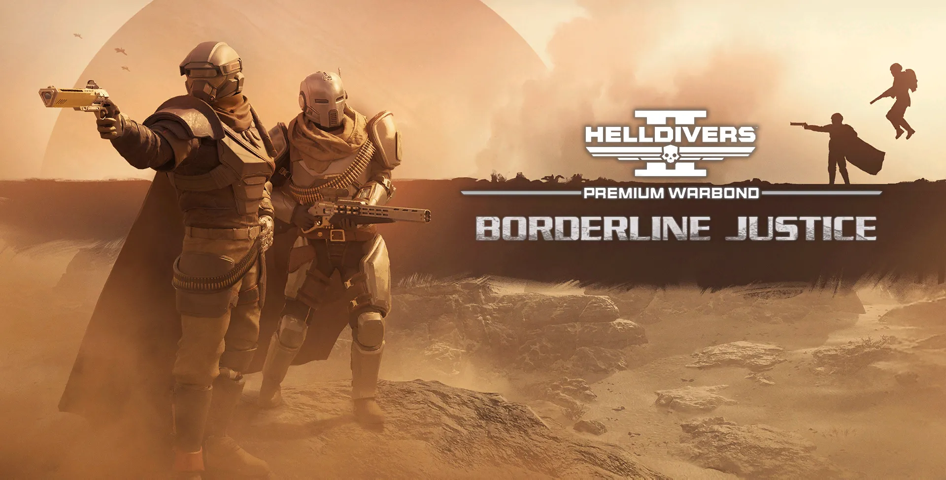 Gói Warbond Borderline Justice trong Helldivers 2 với phong cách cao bồi, vũ khí lever-action và jetpack