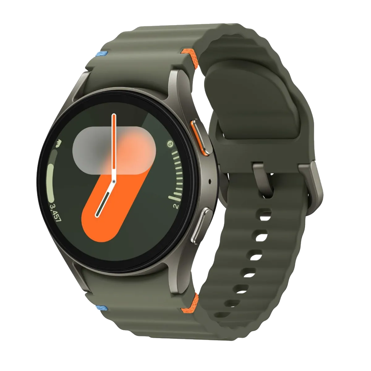 Hình ảnh cận cảnh đồng hồ thông minh Samsung Galaxy Watch 7 LTE.