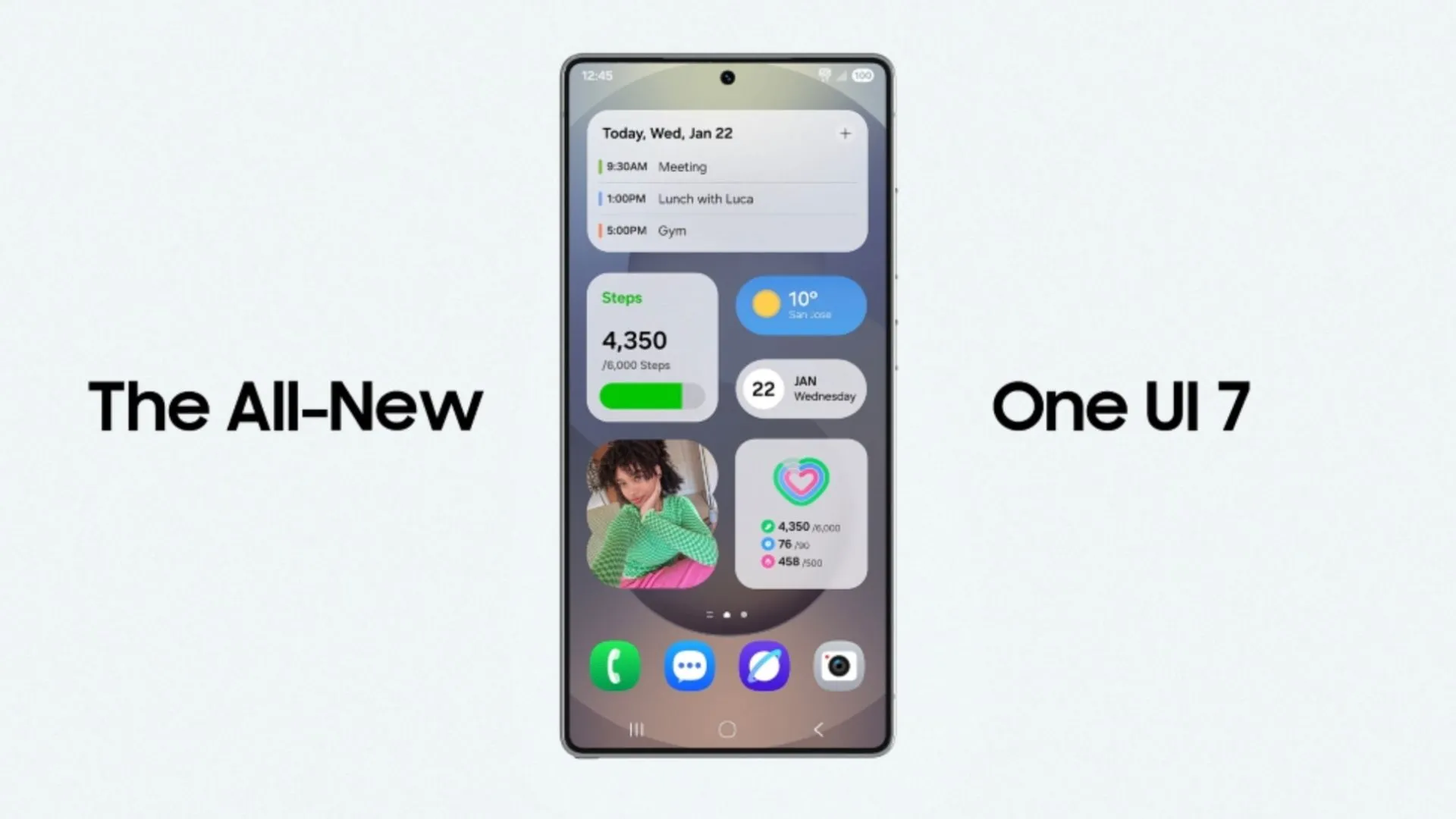 Hình ảnh quảng bá giao diện người dùng Samsung One UI 7 mới