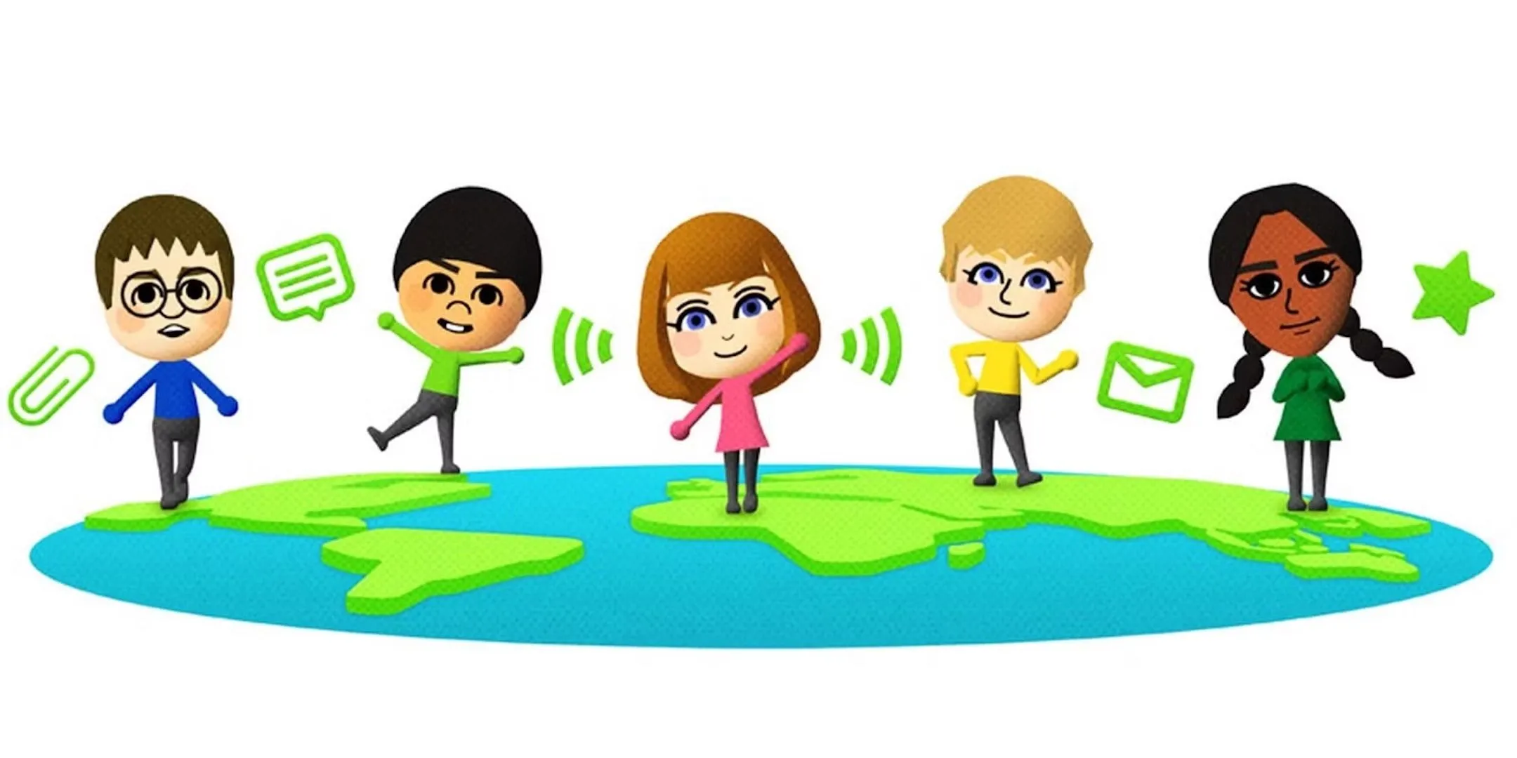 Hình ảnh quảng bá Miiverse trên Wii U, nền tảng mạng xã hội trước đây của Nintendo
