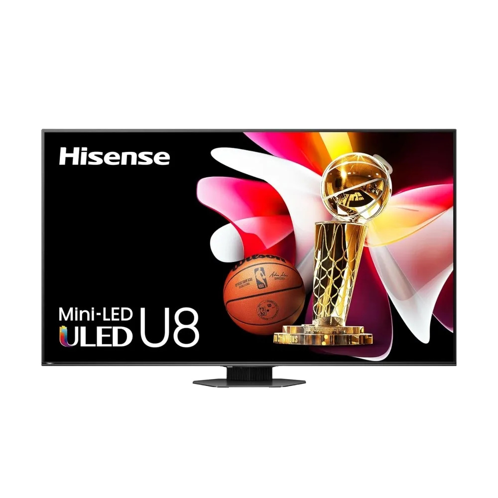 Smart TV Hisense U8 Mini-LED 75 inch với hình ảnh sắc nét, màu sắc sống động.