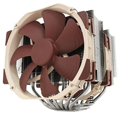 Tản nhiệt khí Noctua NH-D15 với thiết kế tản nhiệt kép và quạt.