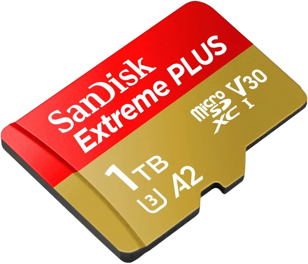 Thẻ nhớ SanDisk Extreme MicroSDXC 1TB, dung lượng lý tưởng để lưu trữ ROMs game giả lập trên Steam Deck.