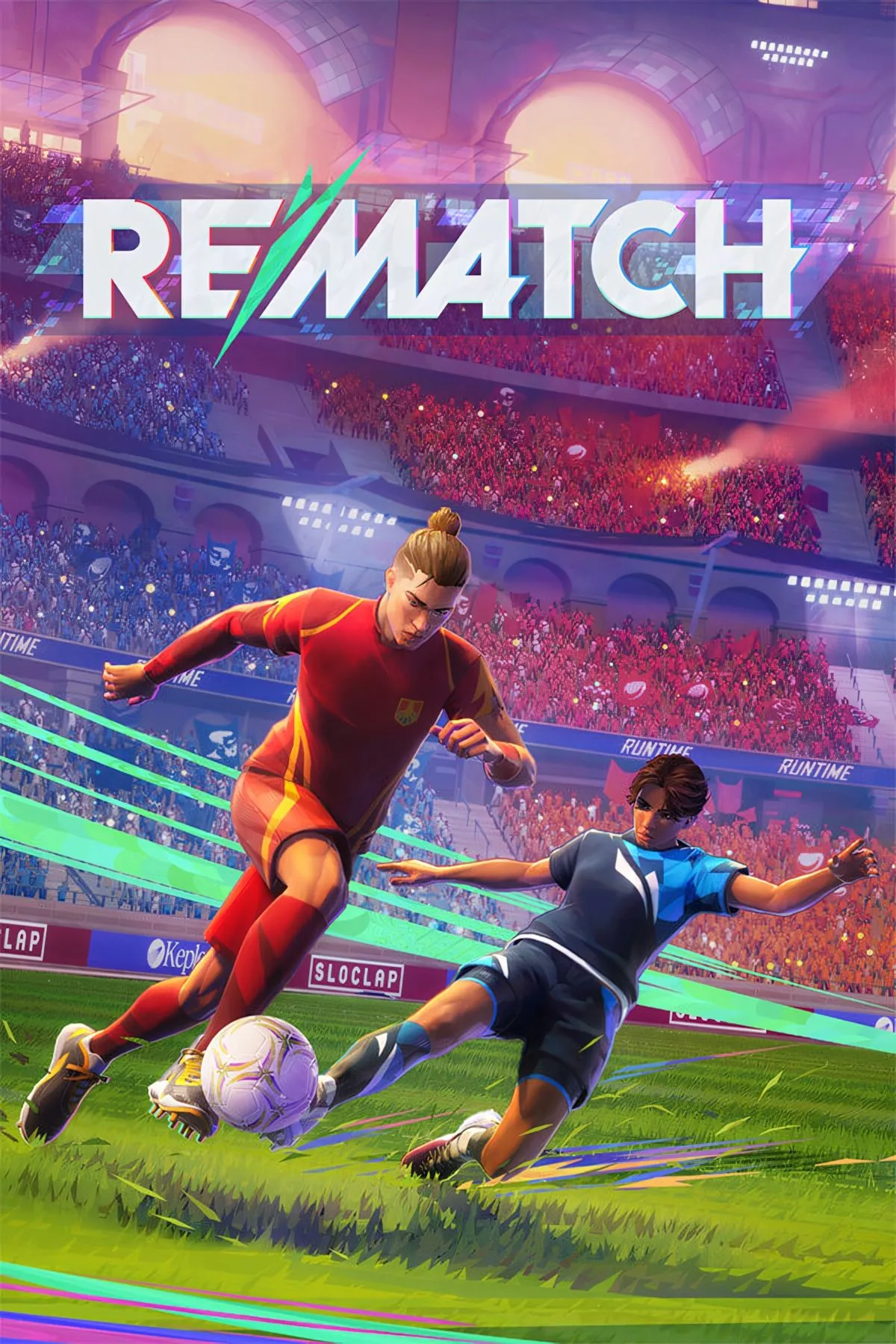 Ảnh bìa game REMATCH, tựa game bóng đá arcade mới với lối chơi 3v3, 4v4, 5v5 tập trung vào niềm vui, hứa hẹn tạo nên sức hút trên PC tháng 6.