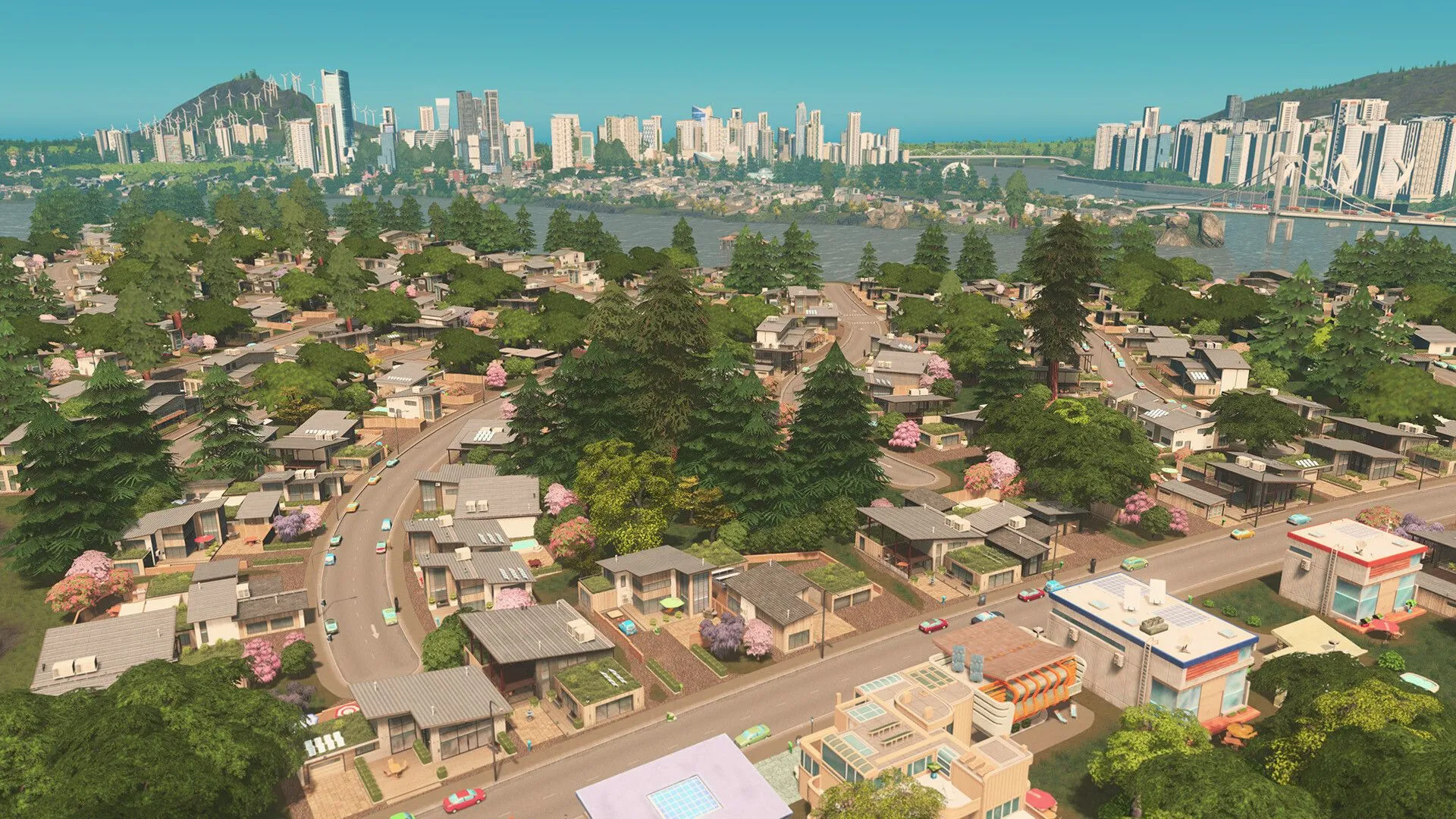 Ảnh chụp màn hình chính thức của Cities Skylines