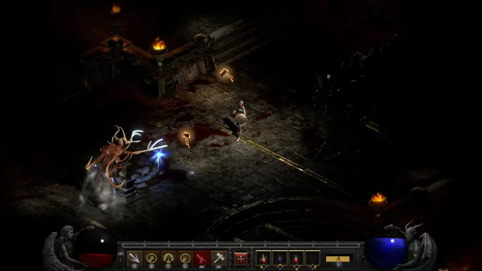 Ảnh chụp màn hình chính thức Diablo II Resurrected trên Nintendo Switch