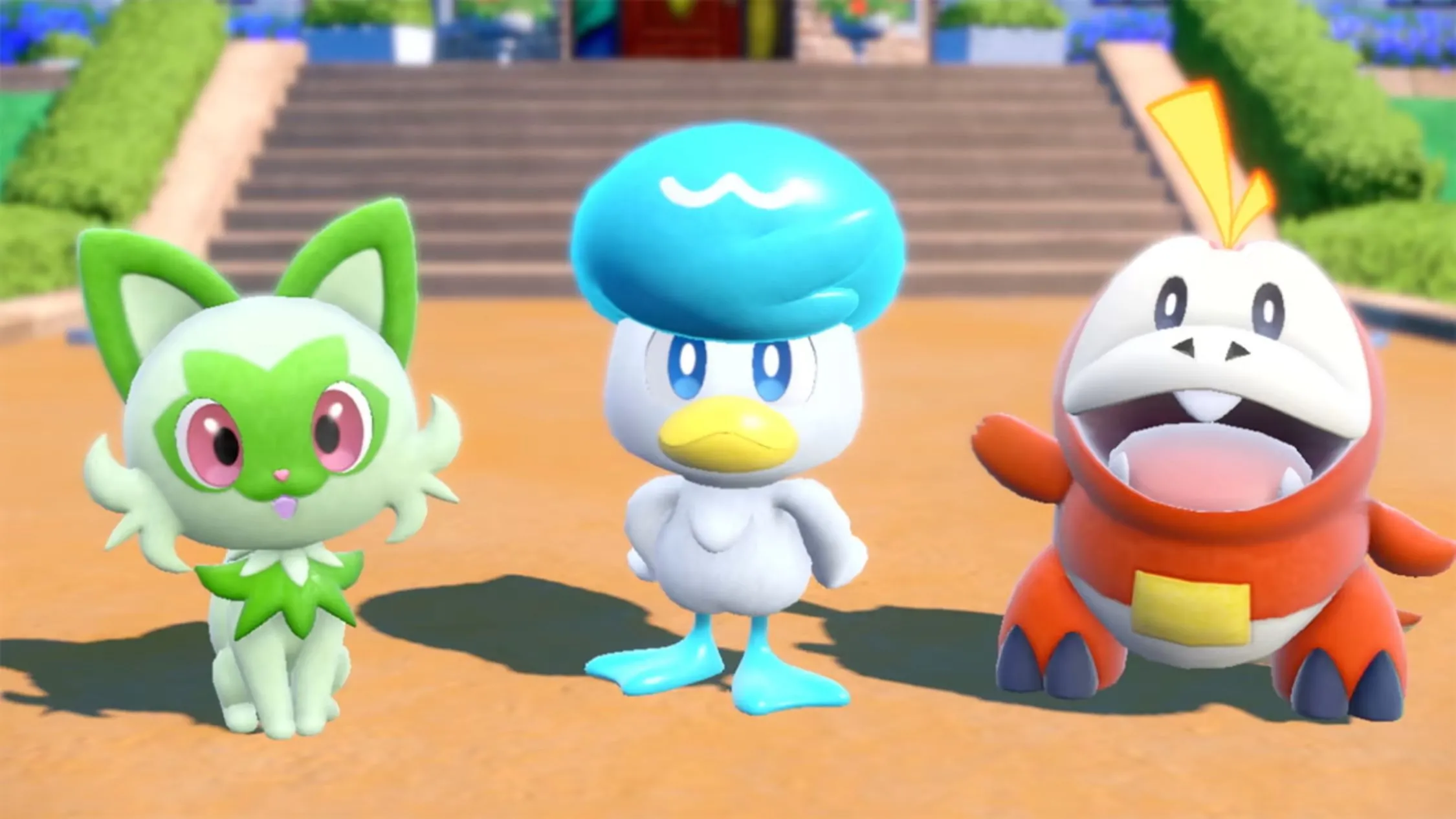 Ba Pokémon khởi đầu đáng yêu của Pokémon Scarlet &amp; Violet, hứa hẹn hiệu suất tốt hơn trên Switch 2