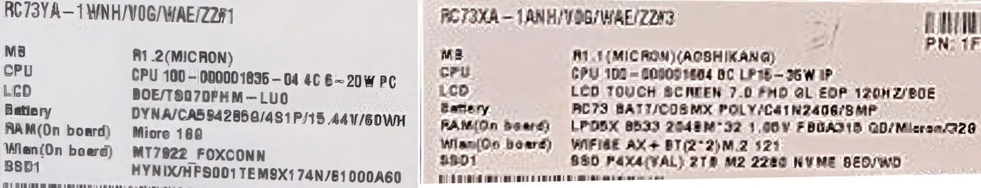 Bảng thông số kỹ thuật rò rỉ của ROG Ally 2, tiết lộ chip Aerith Plus và Z2 Extreme