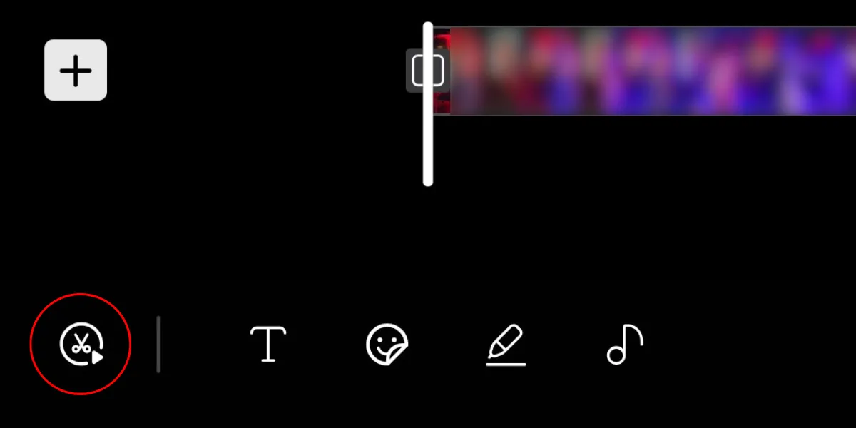 Biểu tượng cây kéo đại diện cho tính năng Cắt tự động (Auto Trim) trong studio ảnh của Galaxy S25, dùng để tạo video highlight.