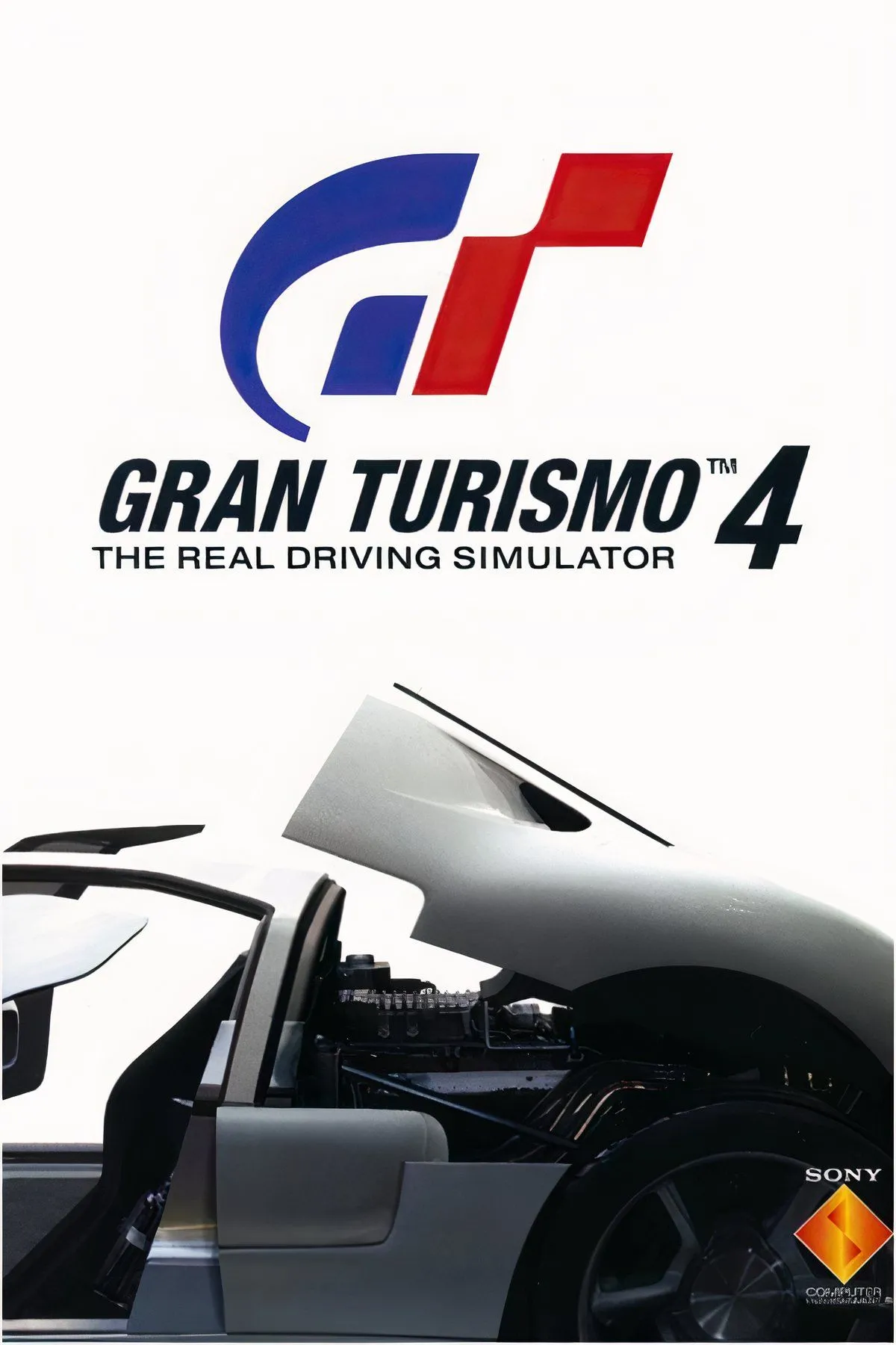 Cảnh đua trong Gran Turismo 4 trên PS2, mô phỏng chân thực xe và đường đua với đồ họa tiên tiến của thời đại