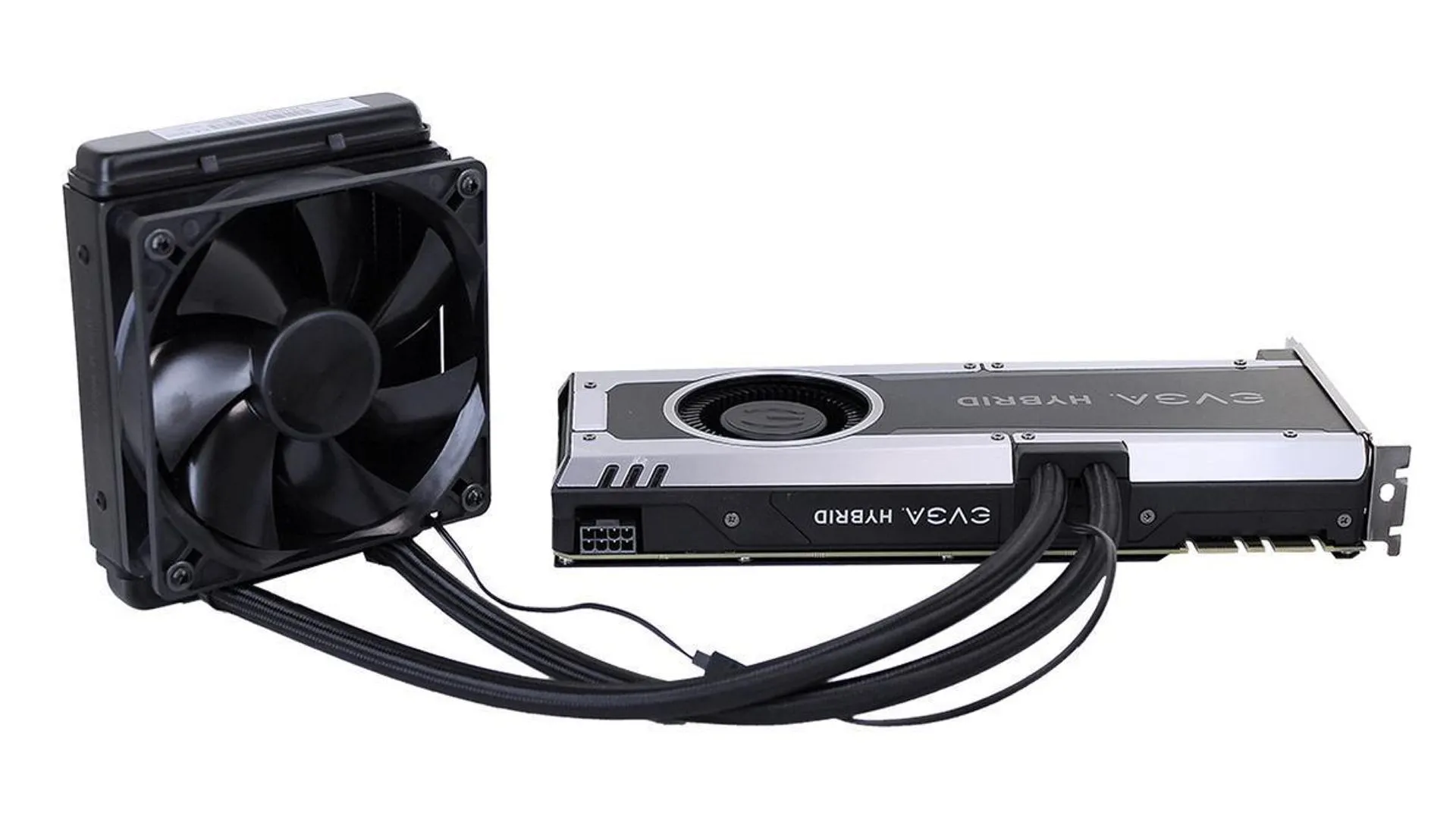 Card đồ họa EVGA trên nền trắng, thương hiệu từng là đối tác quan trọng của NVIDIA