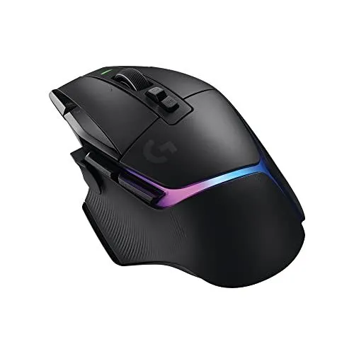 Chuột gaming không dây Logitech G502 X Plus Lightspeed với thiết kế hiện đại và feet chuột PTFE