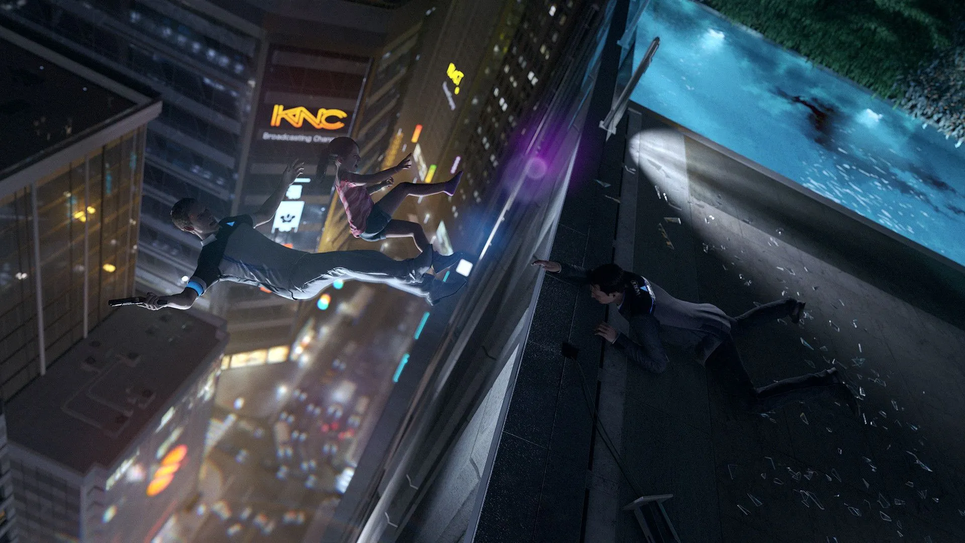 Connor thất bại trong việc cứu Emma trong Detroit: Become Human, ví dụ về hậu quả của các lựa chọn trong game