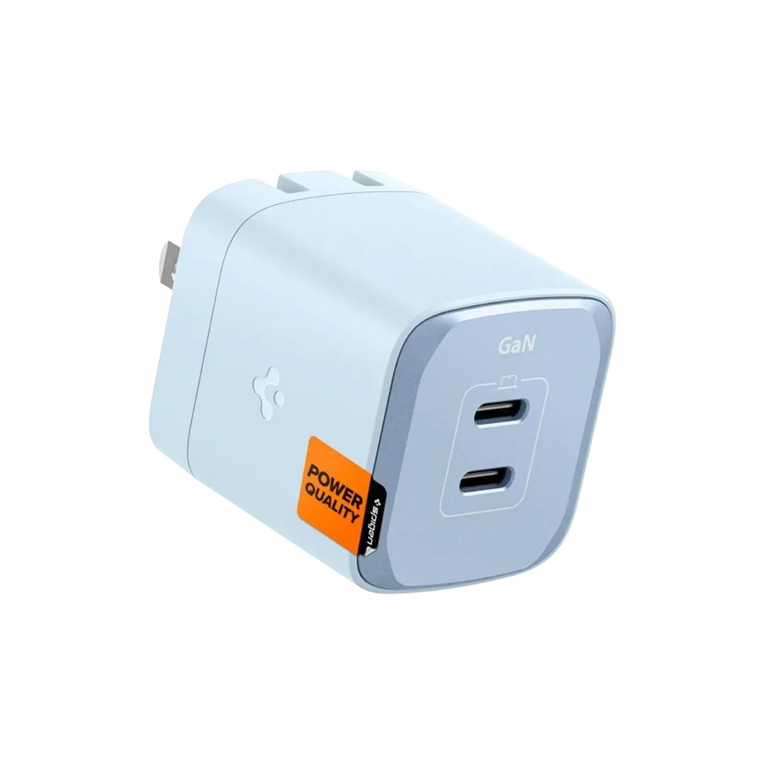 Củ sạc Spigen ArcStation Pro GaN 452 với hai cổng USB-C.