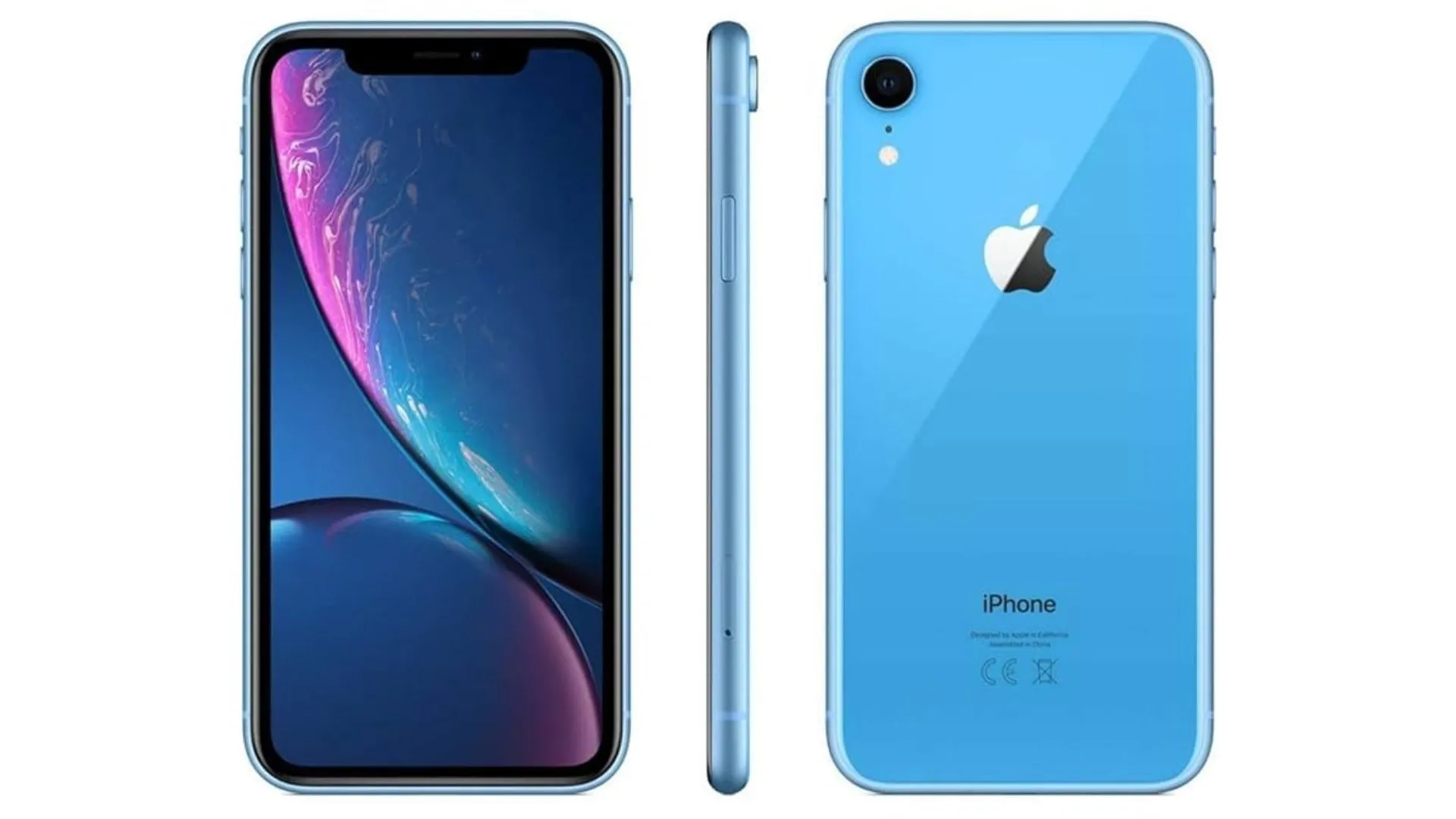 Điện thoại iPhone XR phiên bản màu xanh dương tươi sáng