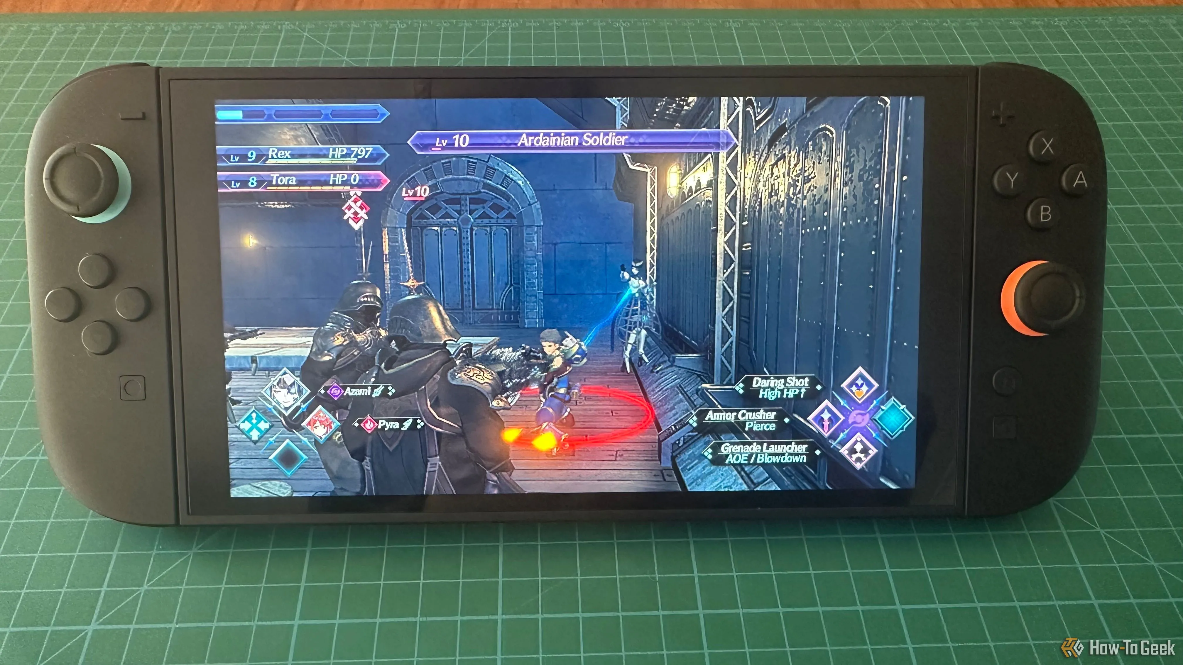Game Xenoblade Chronicles 2 chạy trên Nintendo Switch 2 chế độ cầm tay