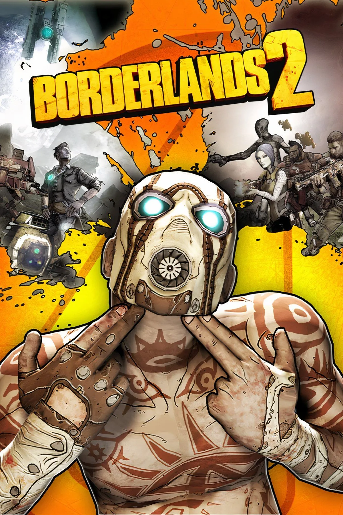 Gameplay Borderlands 2 hiển thị nhân vật và môi trường cel-shaded, chạy ổn định trên Chromebook.