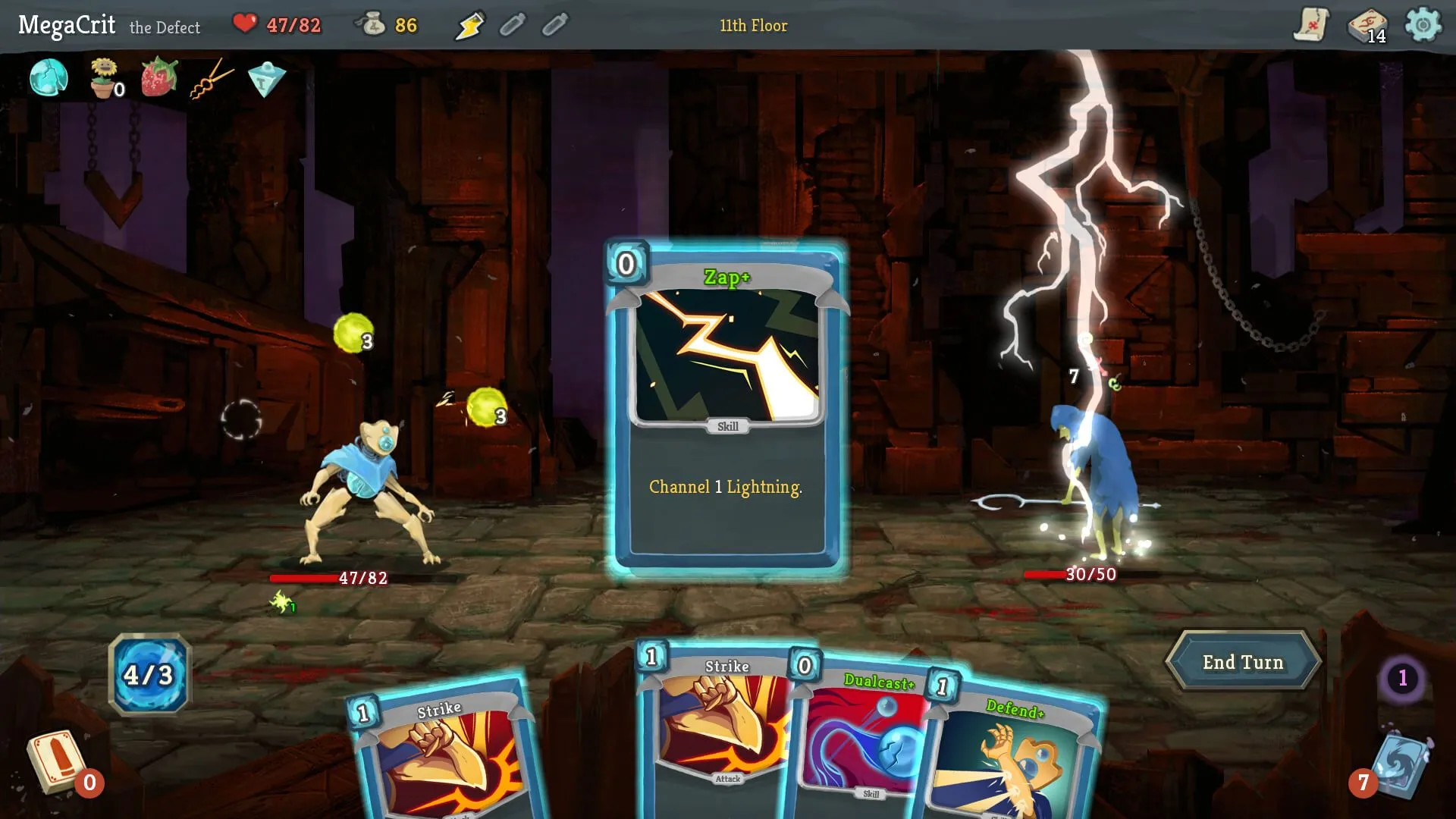 Gameplay tấn công thẻ bài Slay the Spire