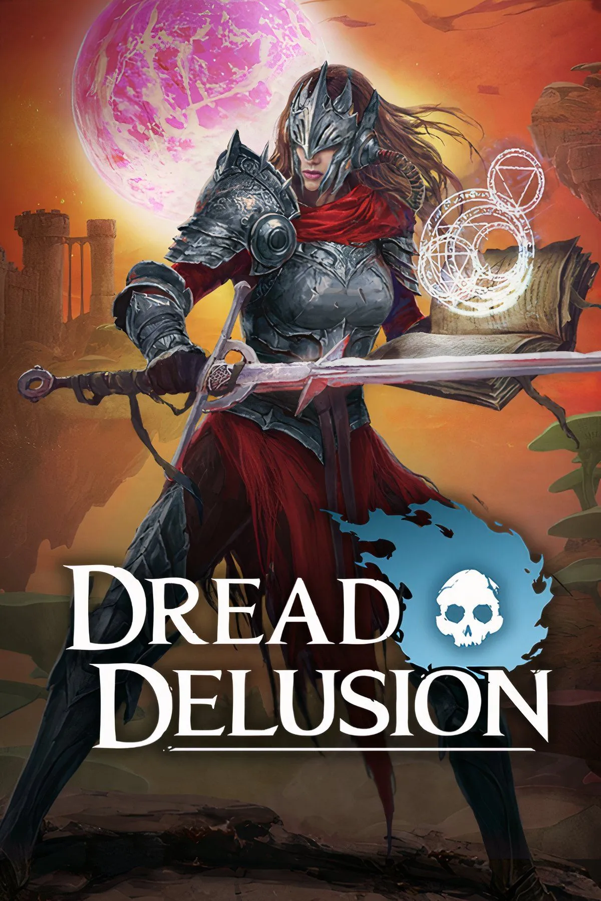Giao diện gameplay Dread Delusion với phong cách đồ họa retro, mang lại trải nghiệm độc đáo trên Chromebook.
