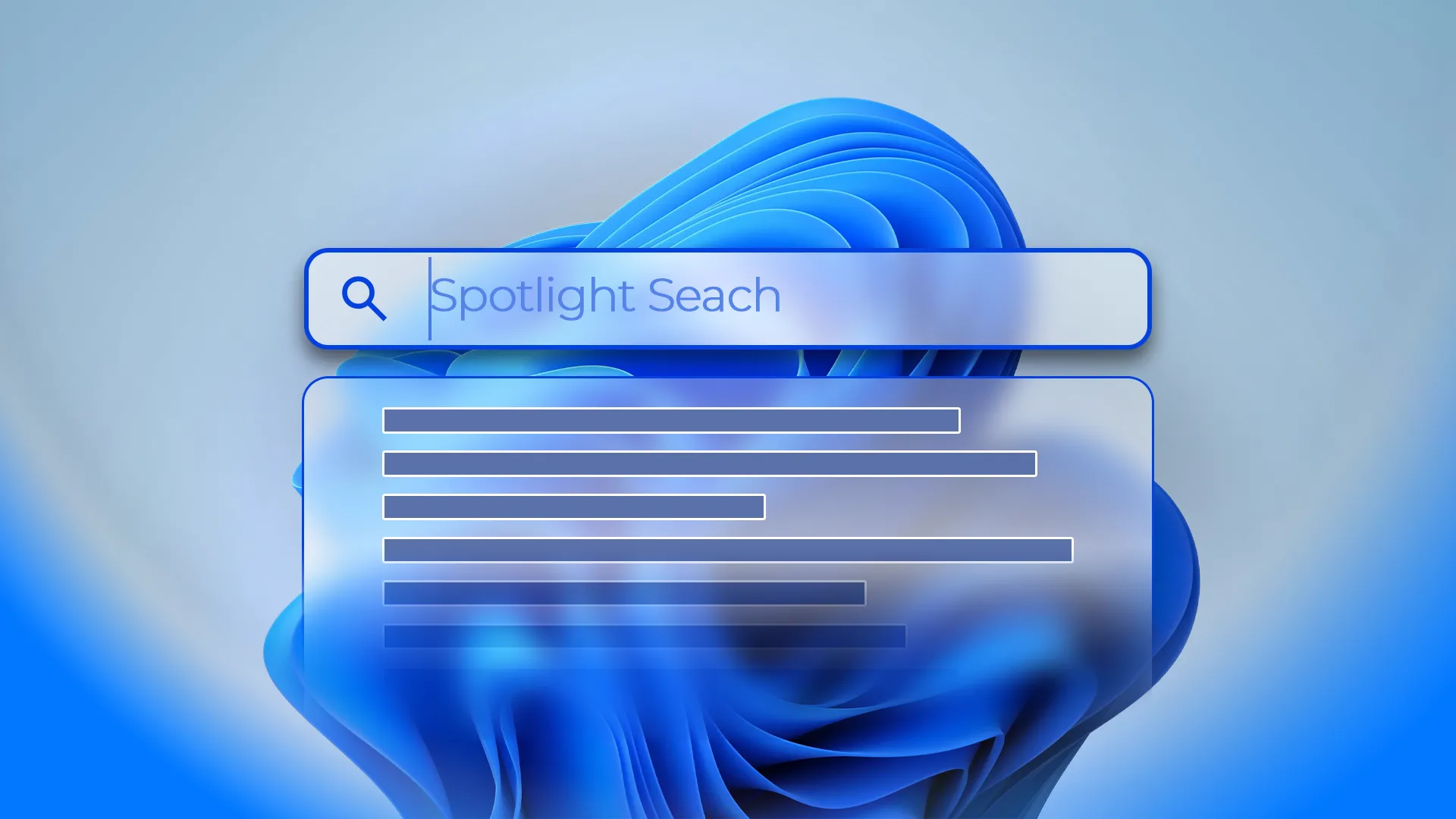 Giao diện tìm kiếm Spotlight trên Windows 11 của Command Palette.