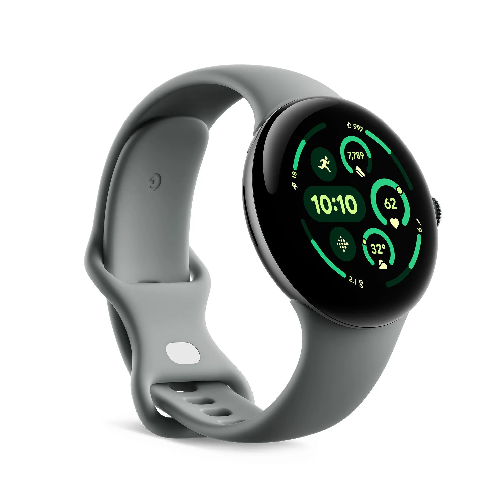 Google Pixel Watch 3 với thiết kế hiện đại và dây đeo màu Hazel