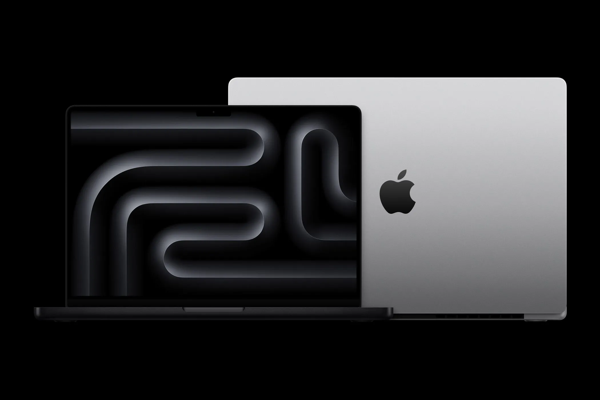 Hình ảnh MacBook Pro M4 từ nhiều góc độ, thể hiện thiết kế cao cấp và các cổng kết nối đa dạng