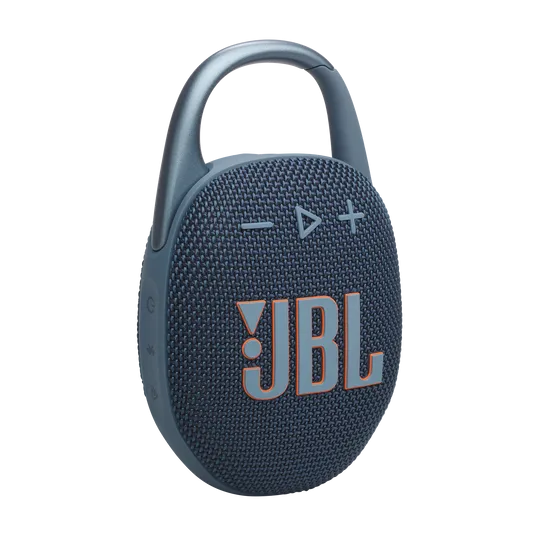 Loa di động JBL Clip 5 màu xanh dương có móc carabiner