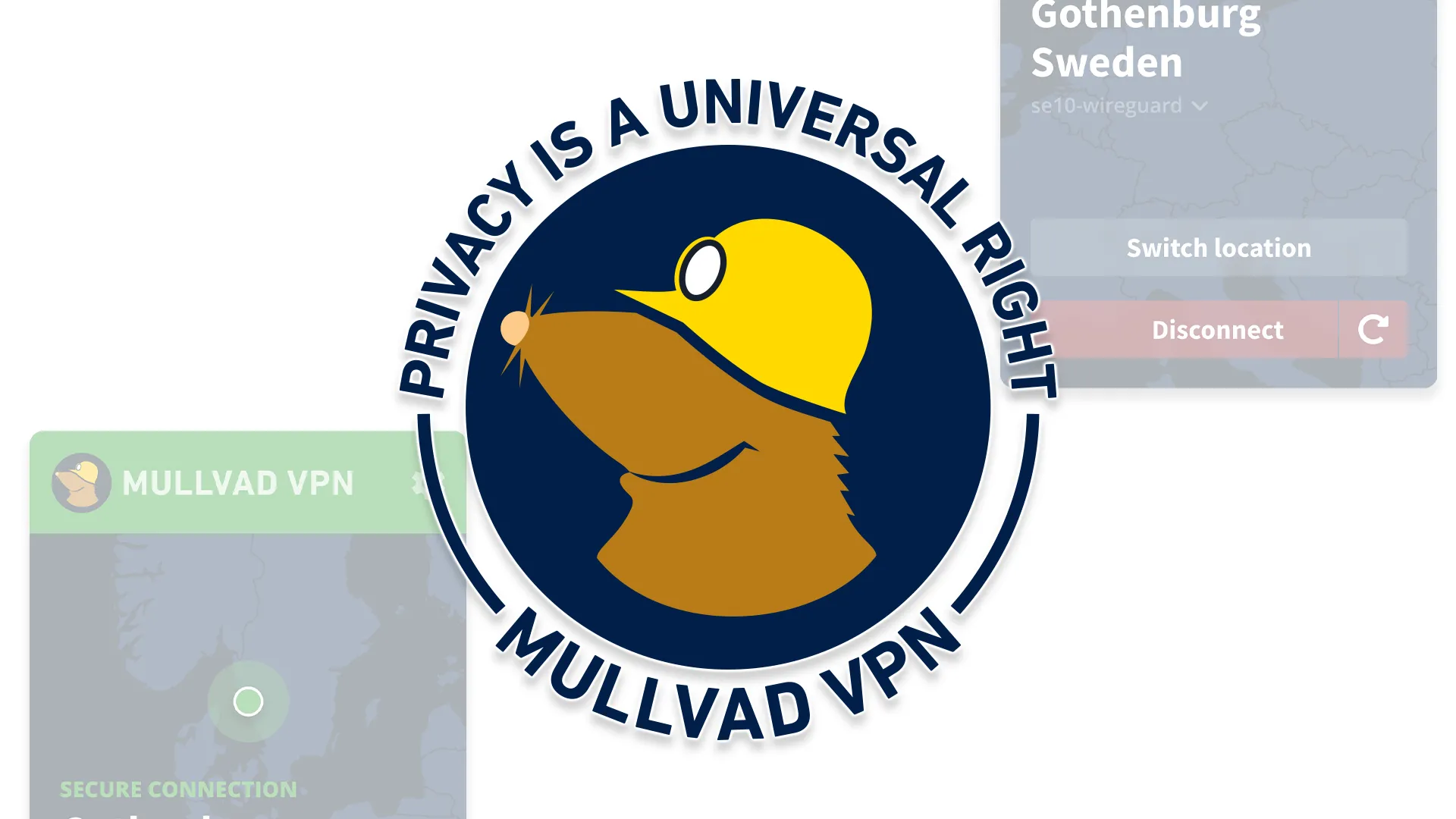 Logo Mullvad VPN với biểu tượng một con chuột chũi, thể hiện cam kết mạnh mẽ của dịch vụ đối với quyền riêng tư và ẩn danh trực tuyến, làm cho nó trở thành lựa chọn hàng đầu cho Android.