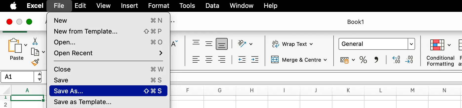 Màn hình lưu tệp cục bộ trong Excel Desktop, đảm bảo quyền riêng tư và kiểm soát dữ liệu của người dùng.