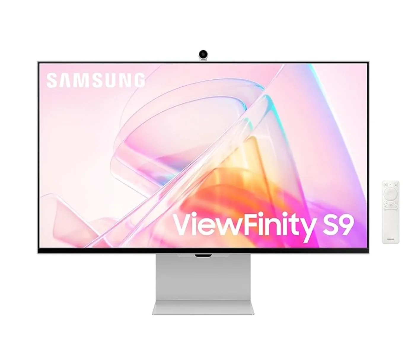 Màn hình Samsung ViewFinity S9 5K với thiết kế viền mỏng và chân đế linh hoạt