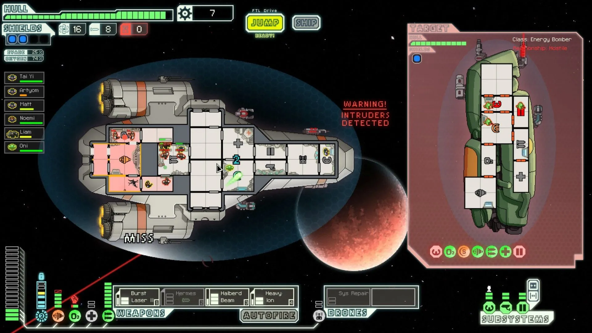 Mô phỏng gameplay FTL Faster Than Light