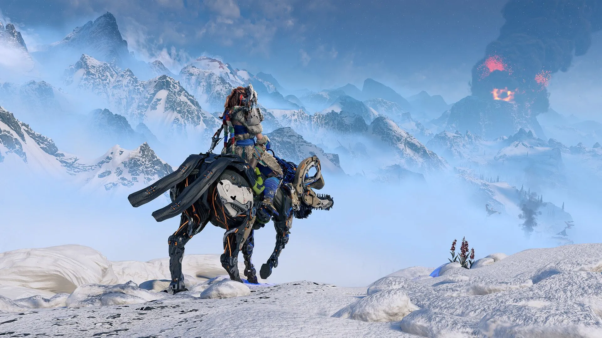 Nhân vật Aloy trong phiên bản Horizon Zero Dawn được làm lại với đồ họa thế hệ mới, gần đạt chuẩn Forbidden West