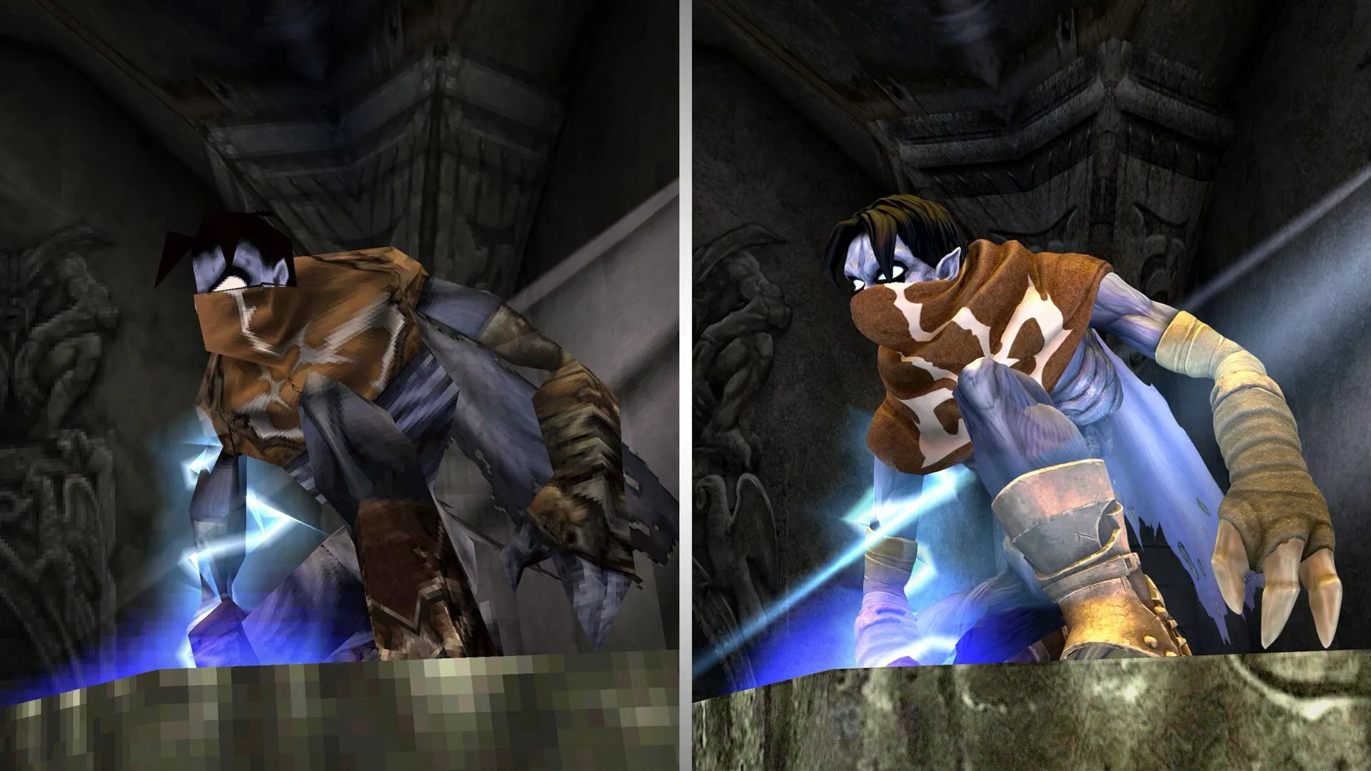 So sánh đồ họa Legacy of Kain Soul Reaver phiên bản PS1 và Remastered