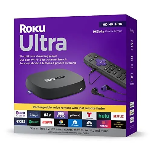 Thiết bị streaming Roku Ultra (2024) hỗ trợ 4K HDR