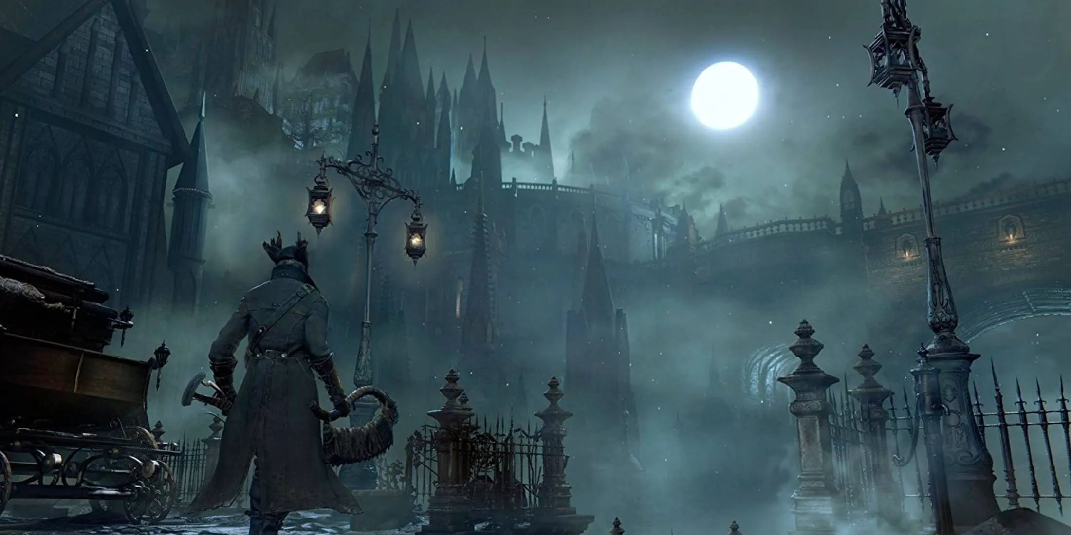 Thợ săn Bloodborne khám phá Yharnam đầy nguy hiểm