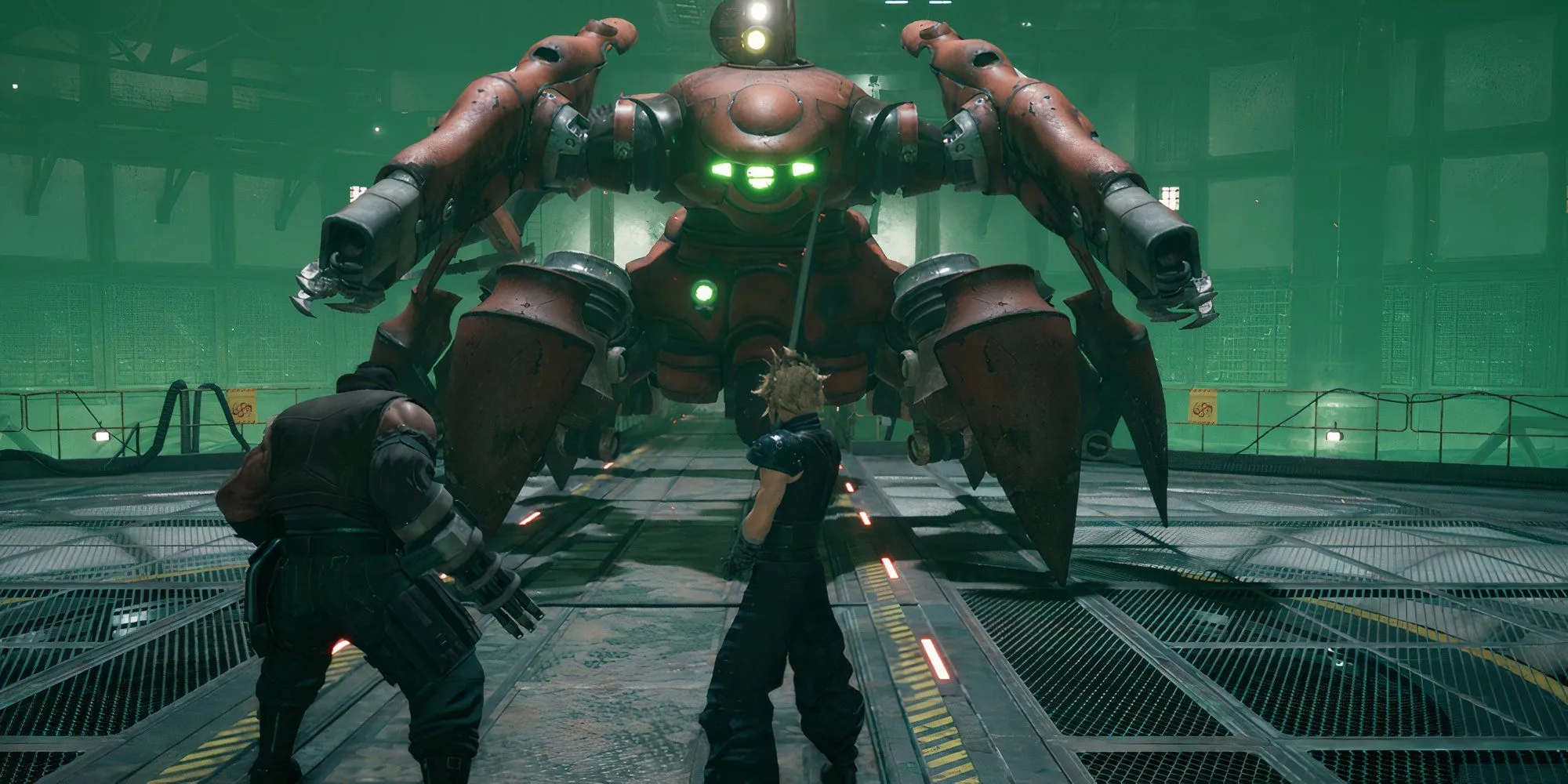 Trận chiến mãn nhãn với Guard Scorpion trong Final Fantasy 7 Remake, khác biệt hoàn toàn về gameplay so với bản gốc JRPG