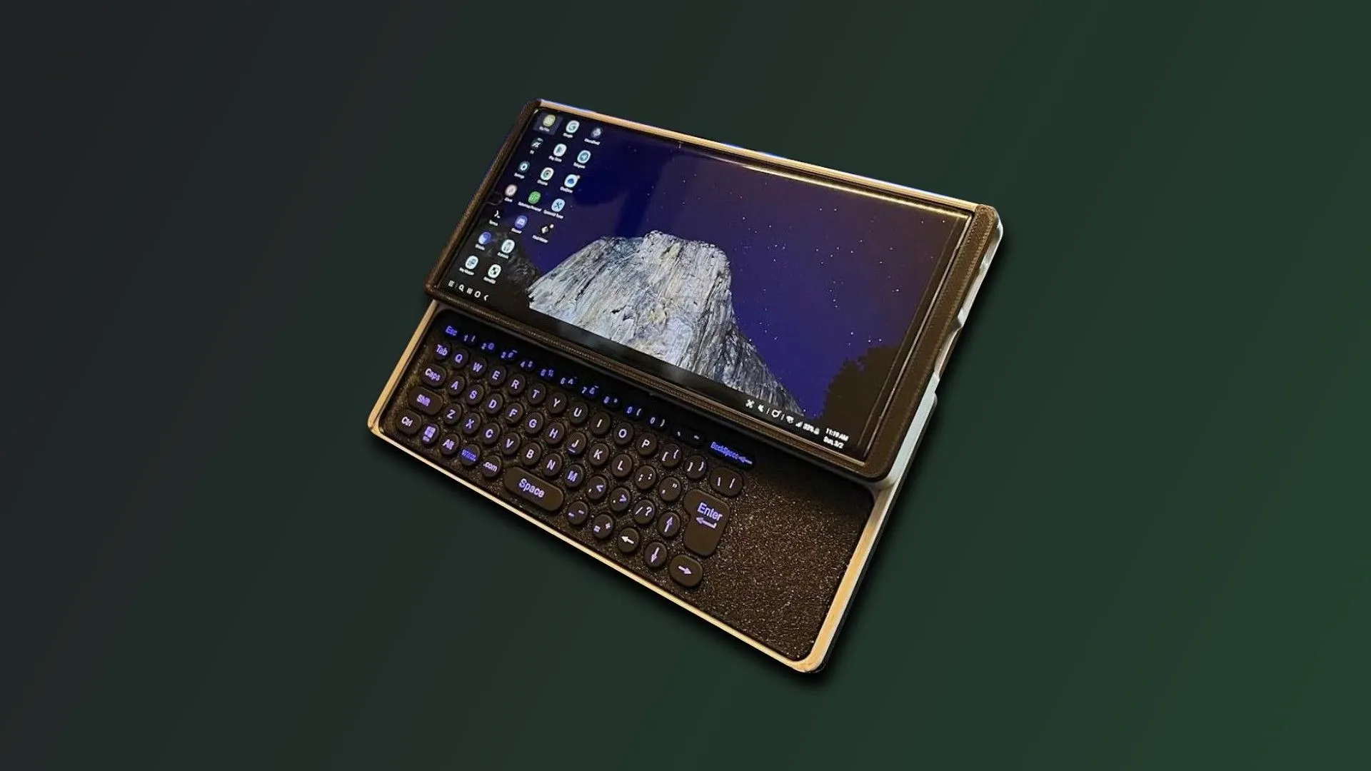 Vỏ bàn phím trượt in 3D gắn vào điện thoại Samsung Galaxy Note 10+