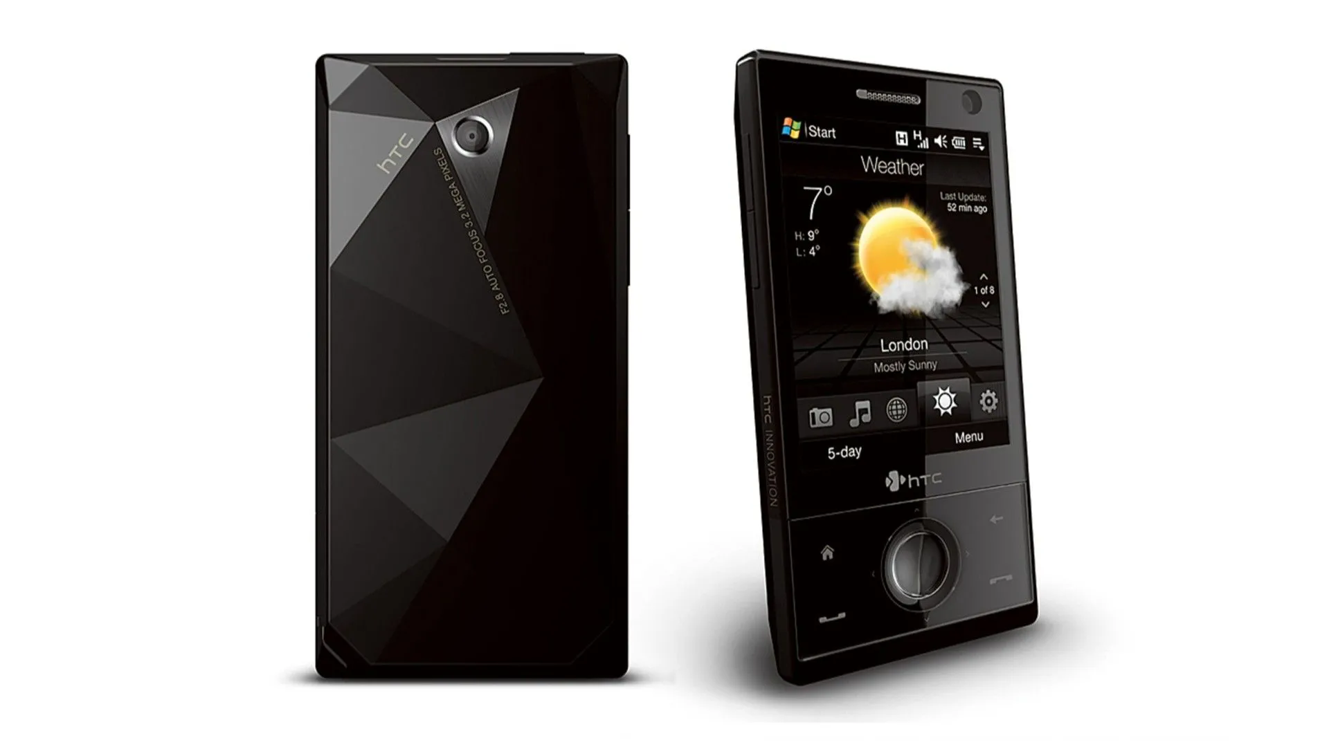 Điện thoại HTC Touch Diamond với thiết kế độc đáo và giao diện TouchFLO 3D