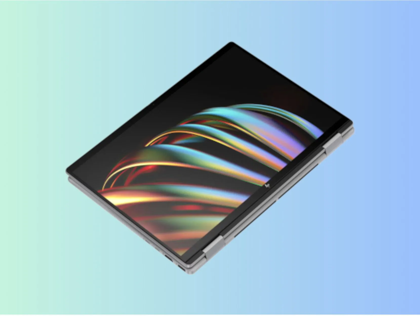 Laptop HP Envy x360 2-in-1 gập 360 độ, nổi bật với màn hình cảm ứng.