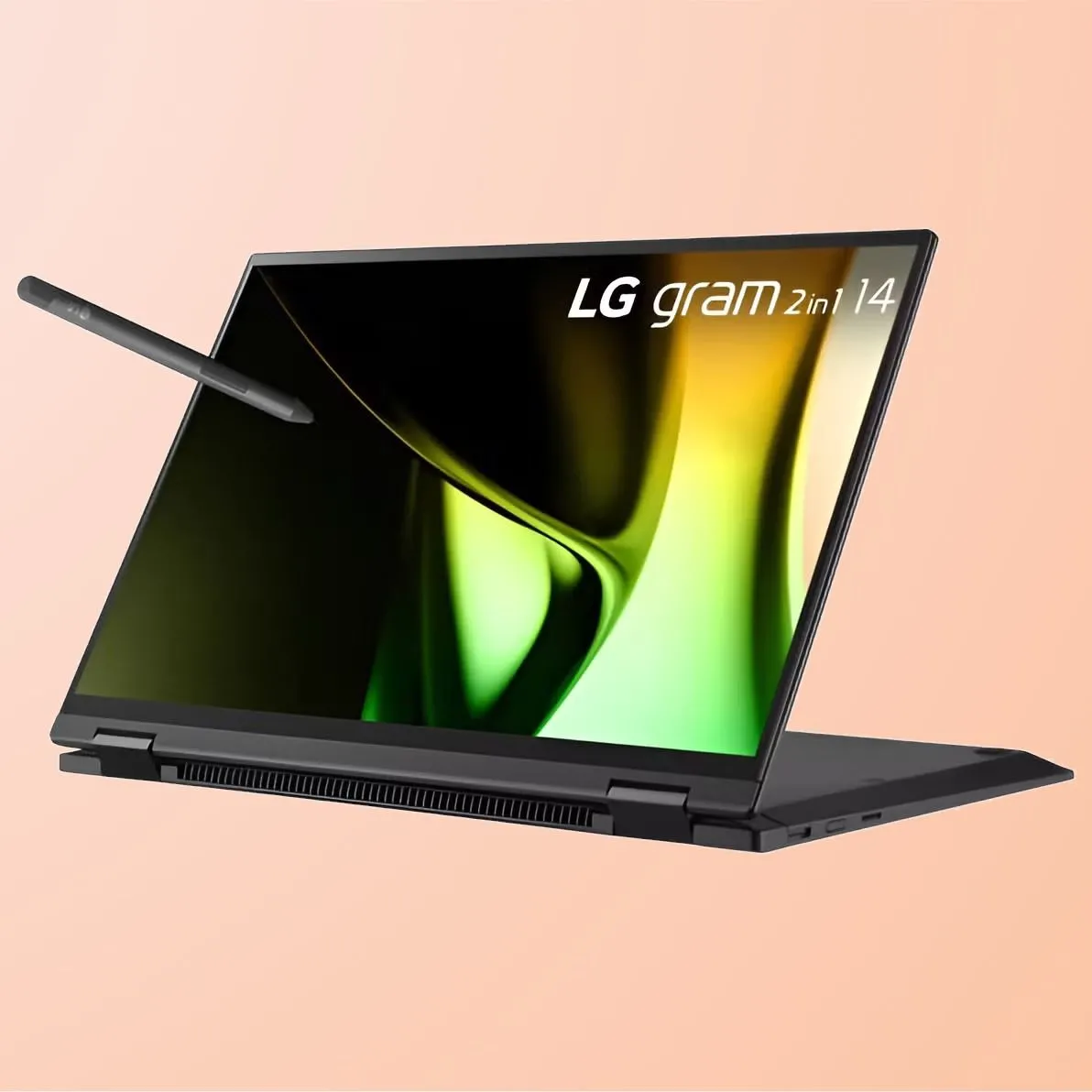 Laptop LG Gram 14 inch 2-in-1 siêu nhẹ, linh hoạt cho nhiều chế độ sử dụng.