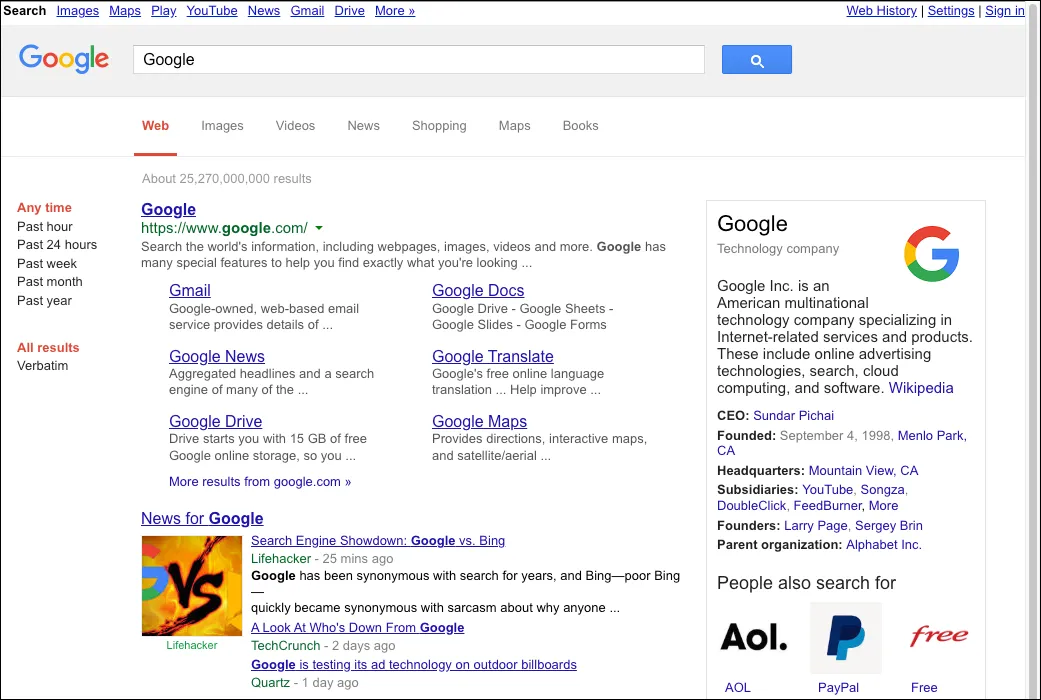 Logo Google mới được giới thiệu vào năm 2015, đánh dấu một giai đoạn phát triển mới