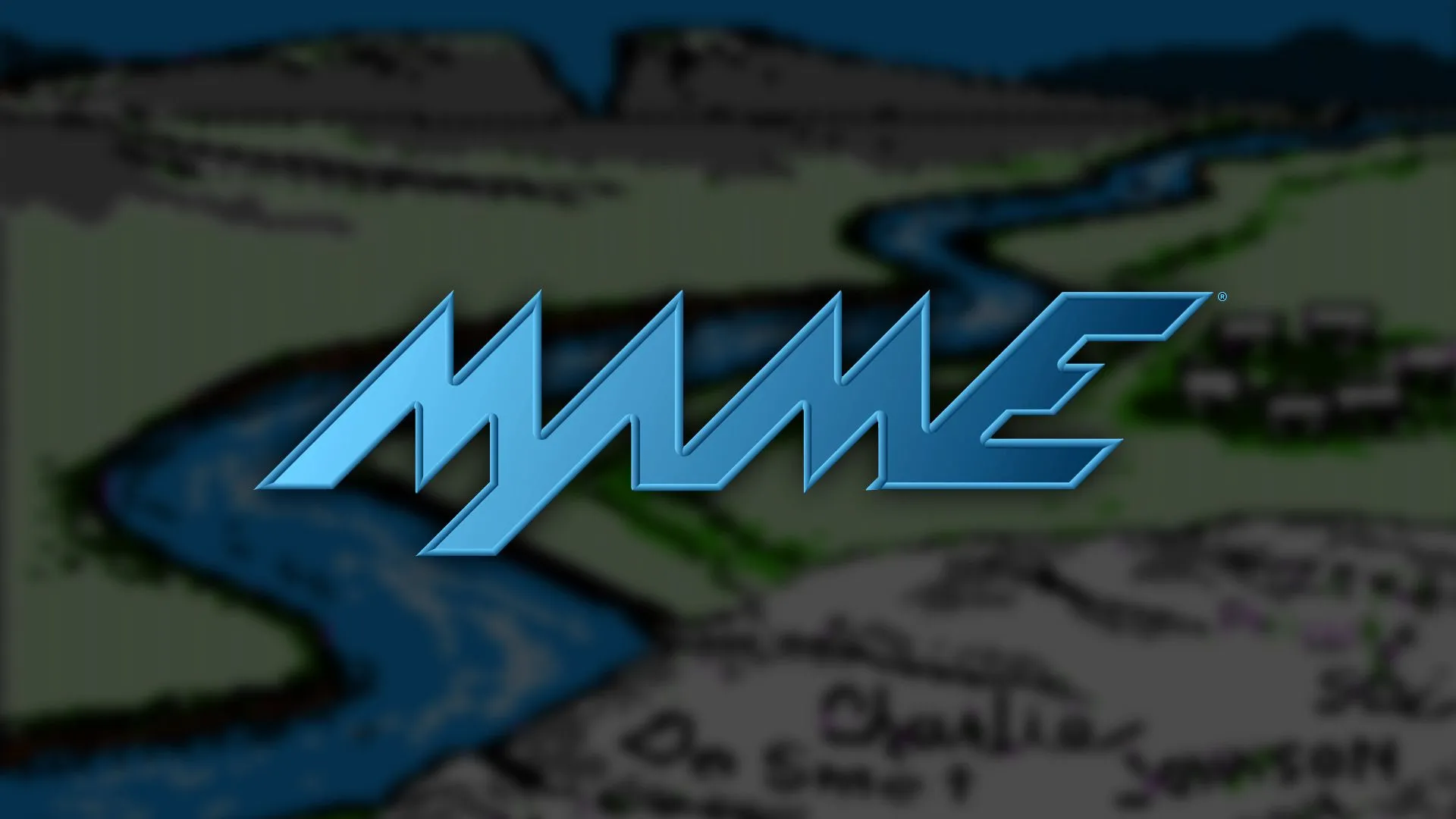 Logo MAME (Multiple Arcade Machine Emulator) biểu tượng cho phần mềm giả lập trò chơi điện tử cổ điển.